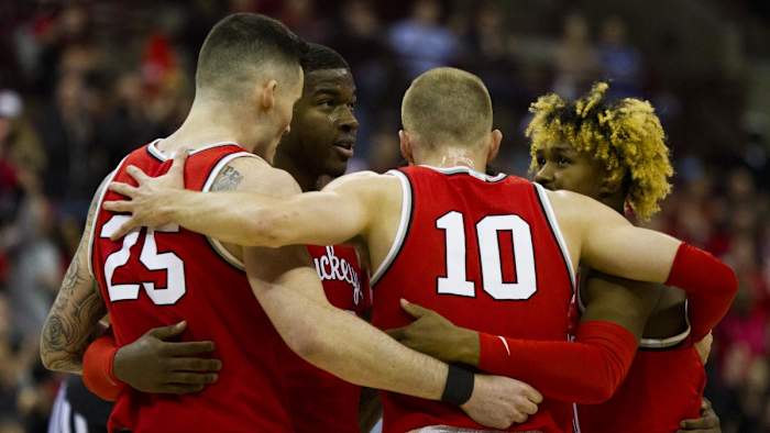 14. Kyle Young, E.J. Liddell, Justin Ahrens and Meechie Johnson